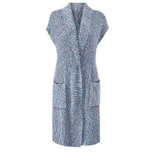 CABI Napa Vest Oversize Cardigan Women's Size S Sweater Duster Y2K Boho Casual